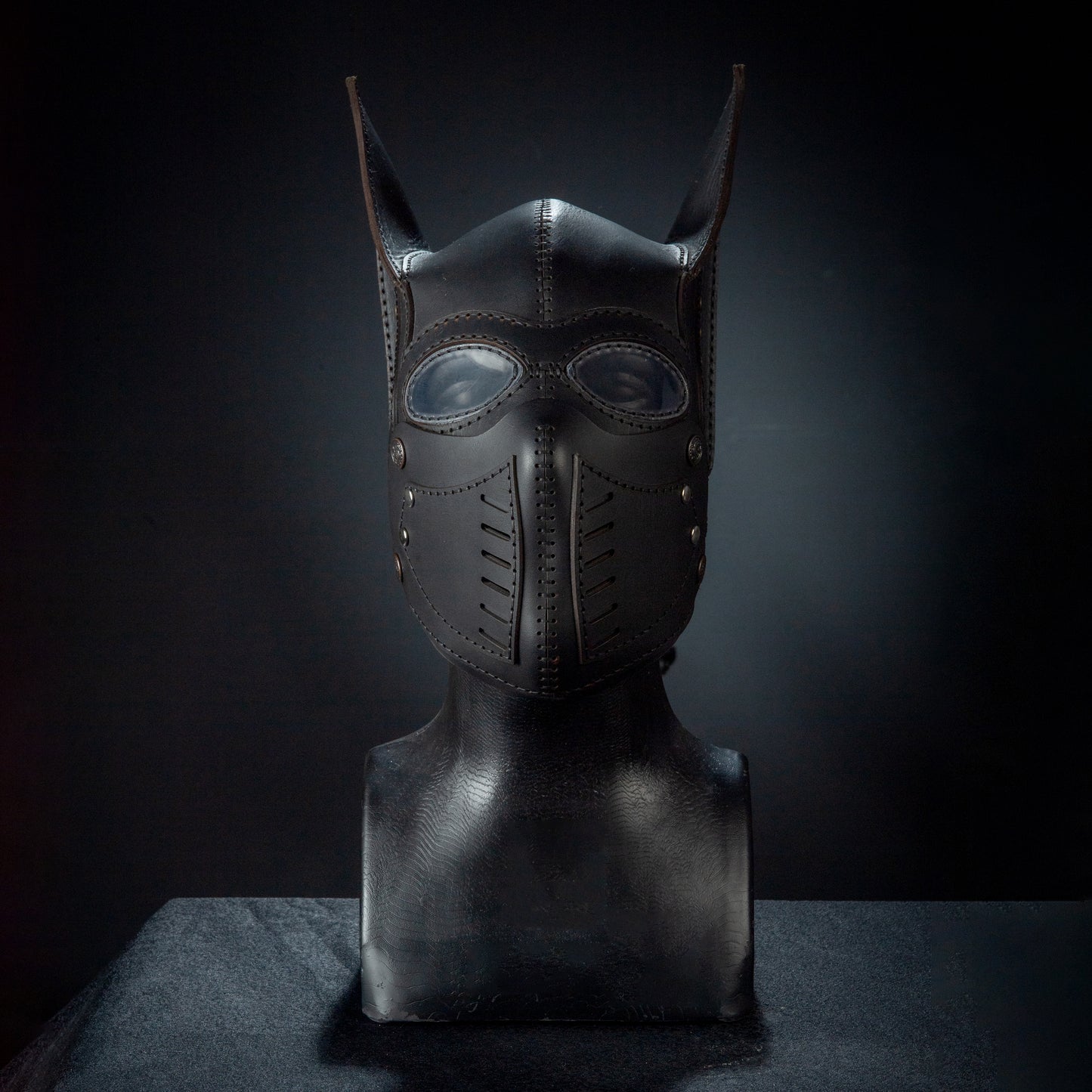 Batman Mask - Giyilebilir Gerçek Deri Kostüm