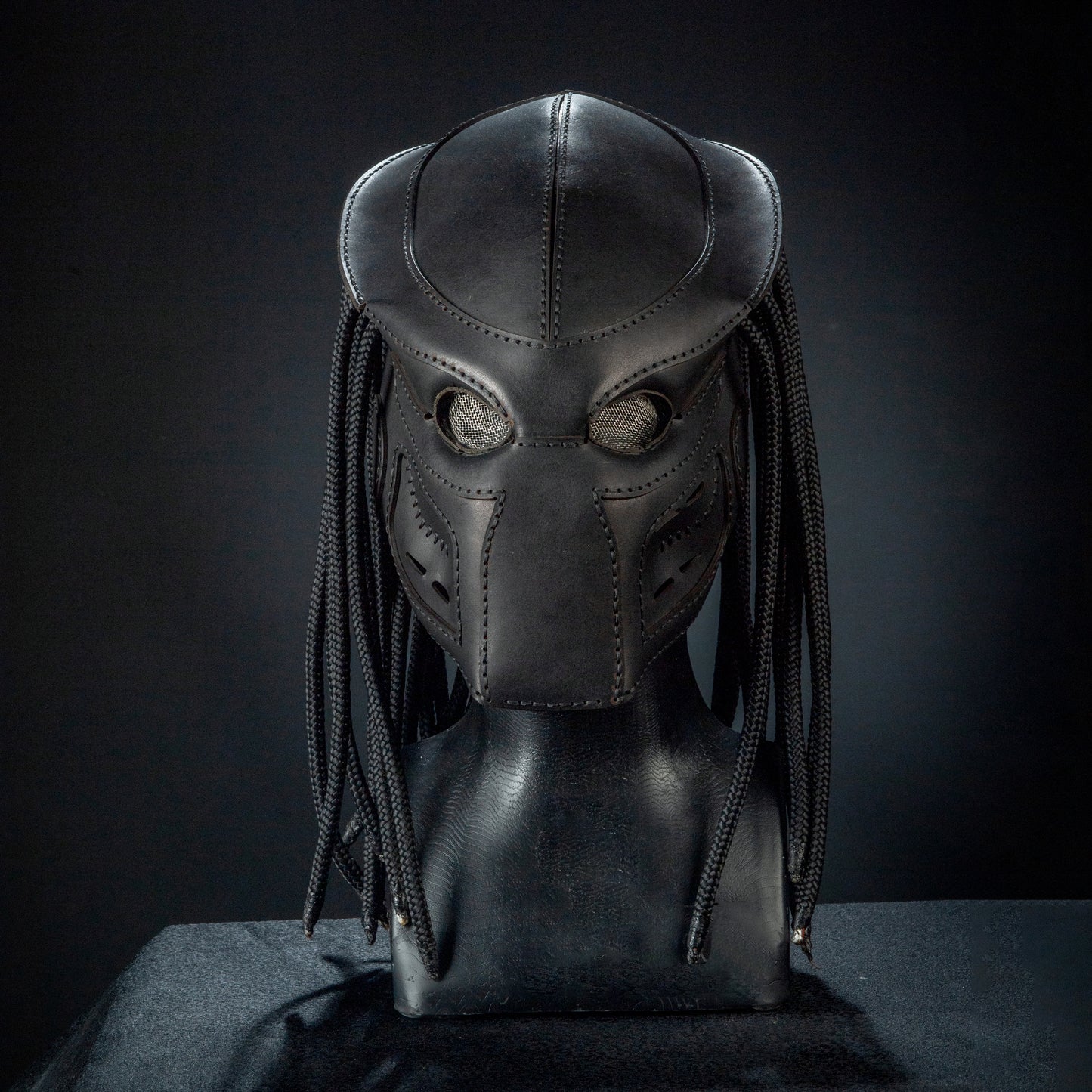 Pradator Mask - Giyilebilir Deri SteamPunk Maske