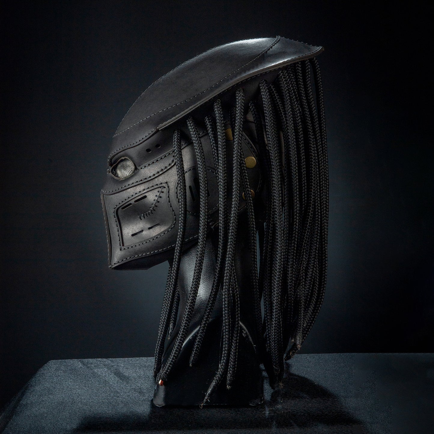 Pradator Mask - Giyilebilir Deri SteamPunk Maske