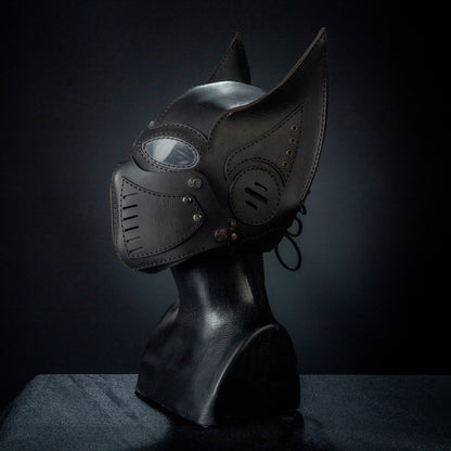 Batman Mask -  Giyilebilir  Gerçek Deri Kostüm