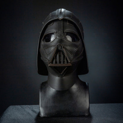 Darth Vader Mask- Star Wars Kostüm - Fonksiyonel Gerçek Deri Maske