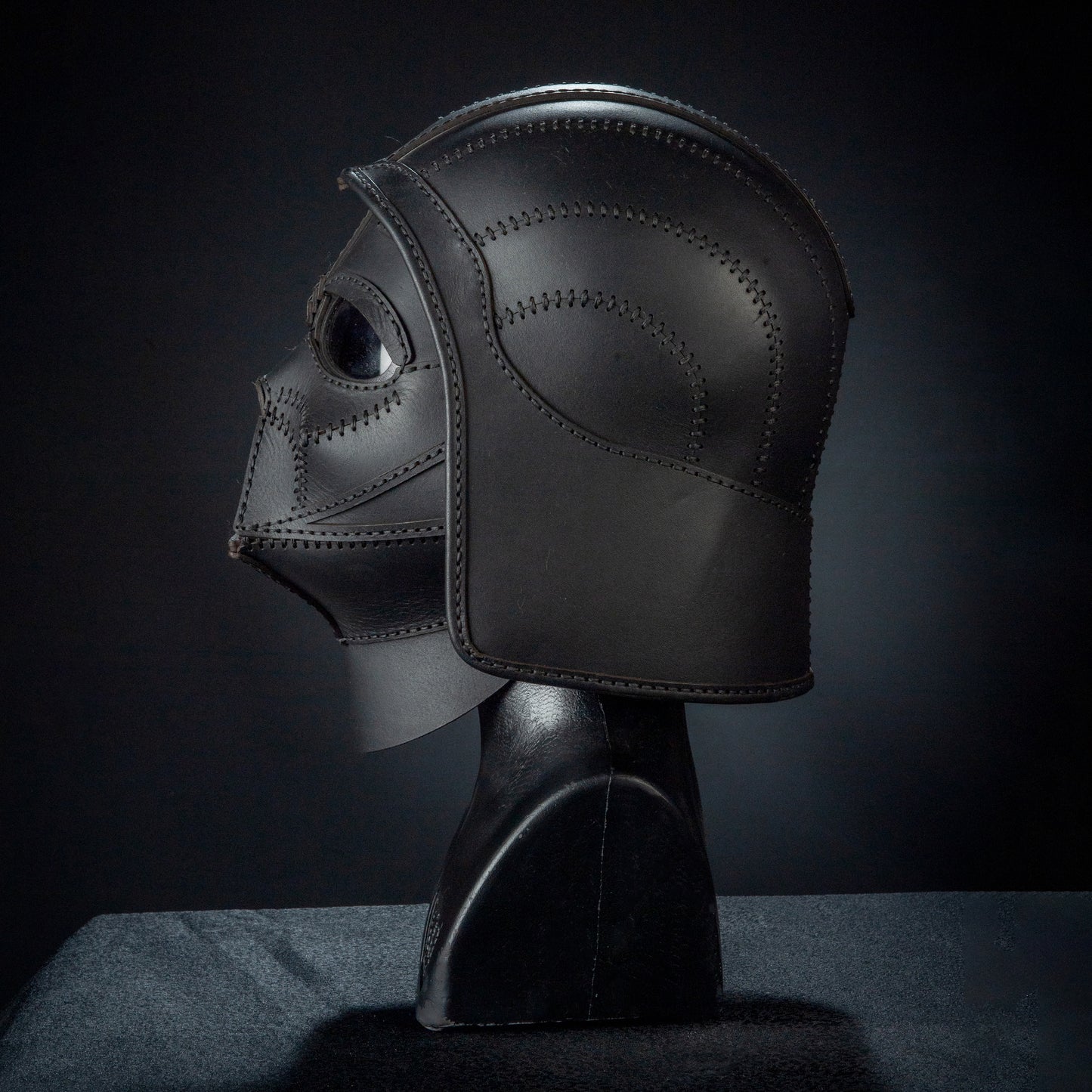 Darth Vader Mask- Star Wars Kostüm - Fonksiyonel Gerçek Deri Maske