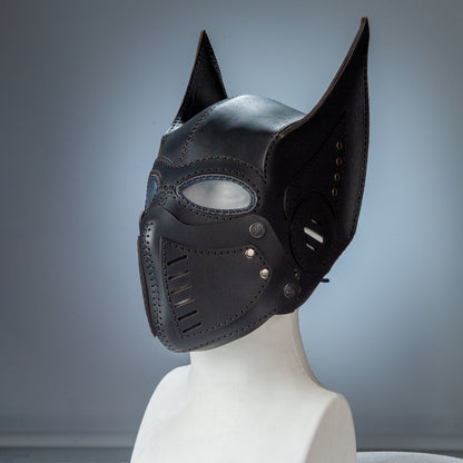 Batman Mask -  Giyilebilir  Gerçek Deri Kostüm