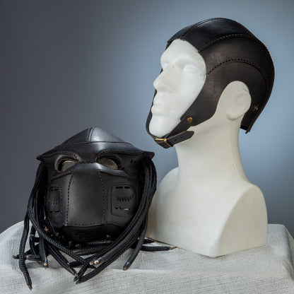 Pradator Mask - Giyilebilir Deri SteamPunk Maske