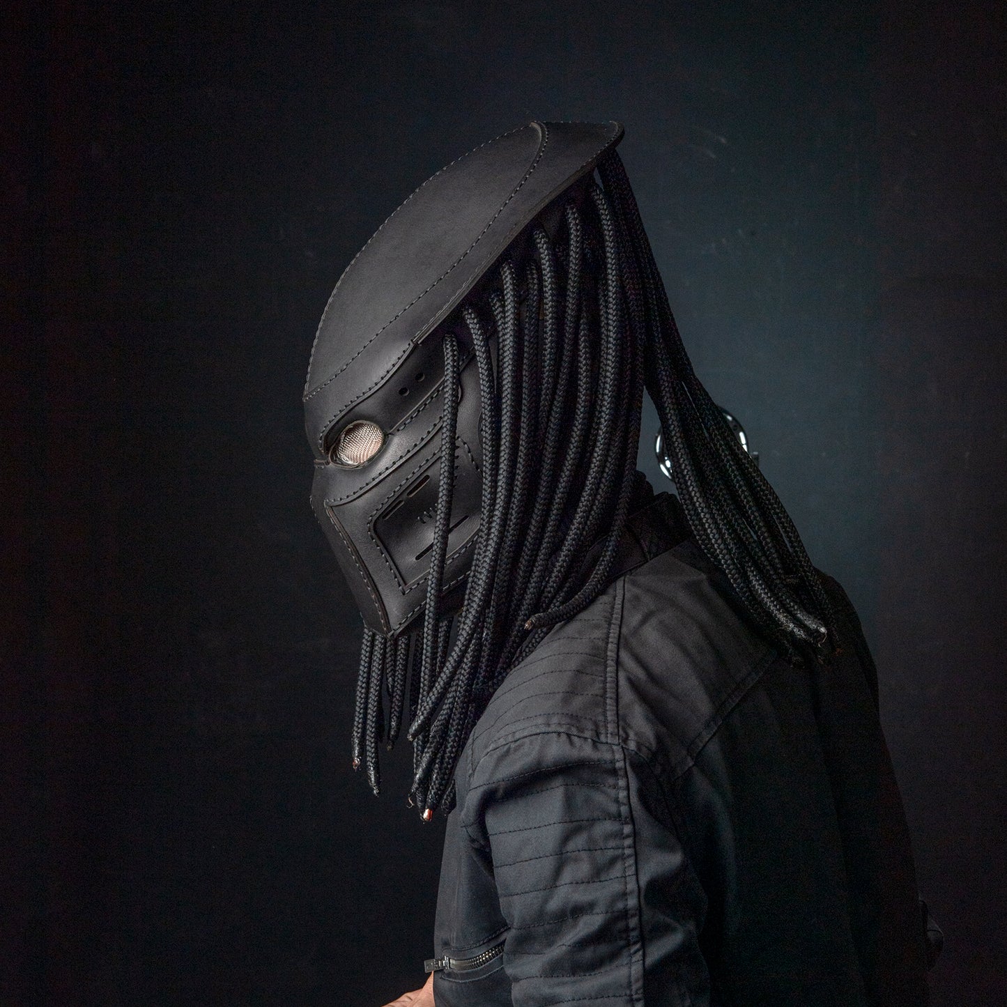 Pradator Mask - Giyilebilir Deri SteamPunk Maske
