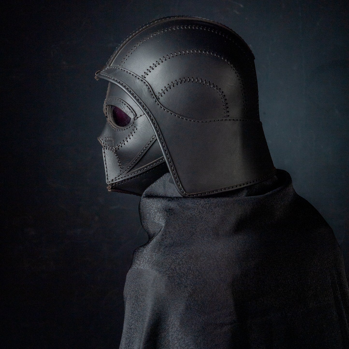 Darth Vader Mask- Star Wars Kostüm - Fonksiyonel Gerçek Deri Maske